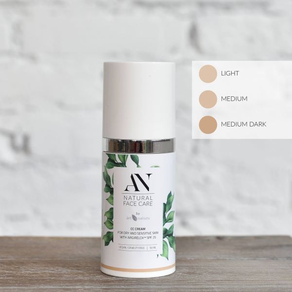 ArtNatura CC cream for dry and sensitive skin with ARGIRELOX ™ SPF 25