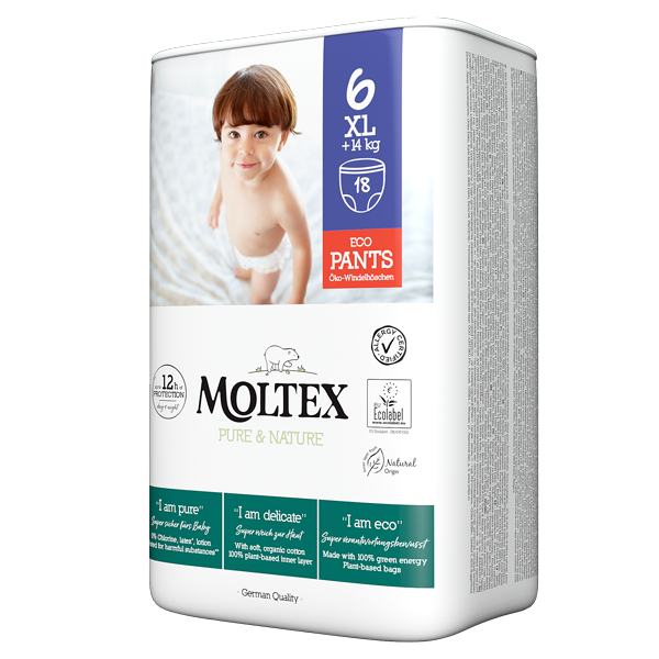 Moltex pure and nature diaper pants XL 16-30 kg