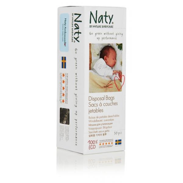 Naty disposable bags for used diapers