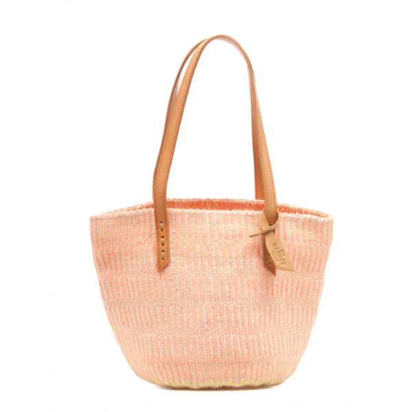 Wicker shopping bag made of natural material - ros...