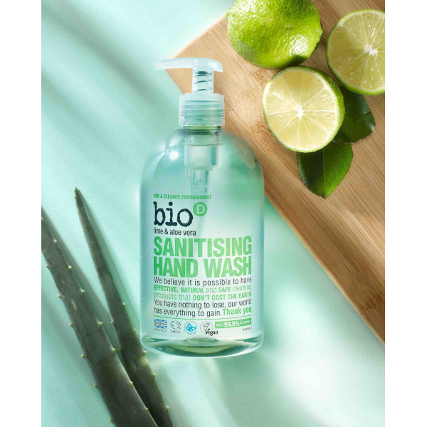 Bio-D Lime and aloe vera sanistising hand wash 500...