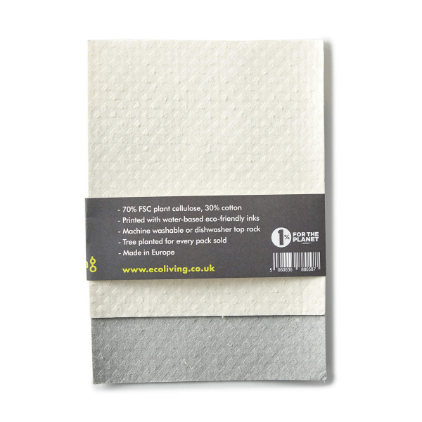 Compostable Sponge Cleaning Cloths 2pack