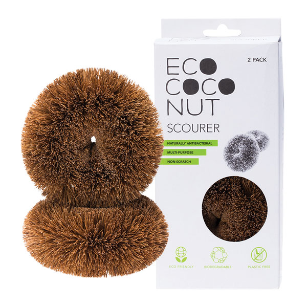 EcoCoconut Scourers - Pack of 2