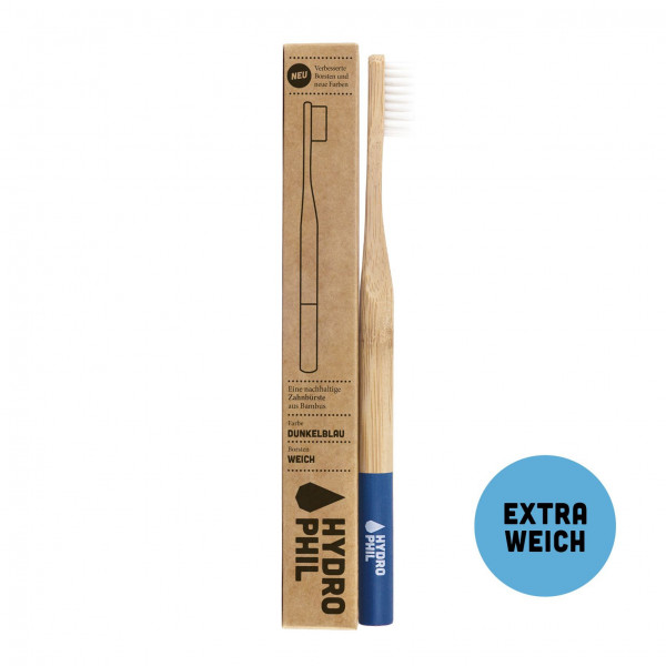 Sustainable toothbrush - dark blue extra soft 1pc