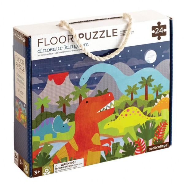 Dinosaur floor puzzle, 24 pcs