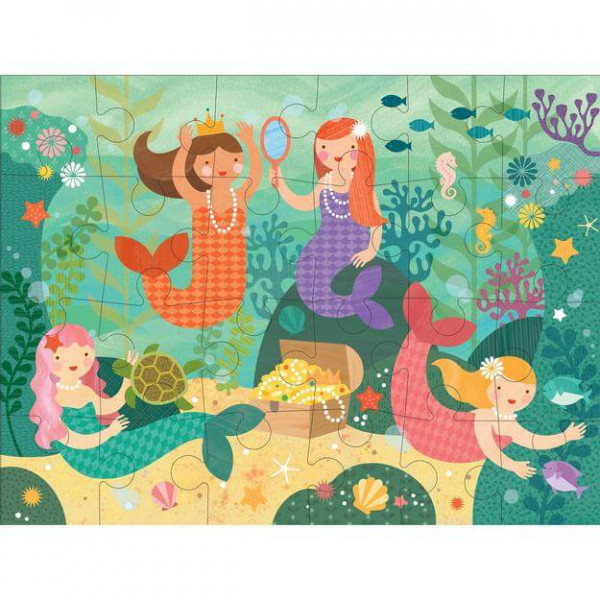 Mermaid floor puzzle, 24 pcs
