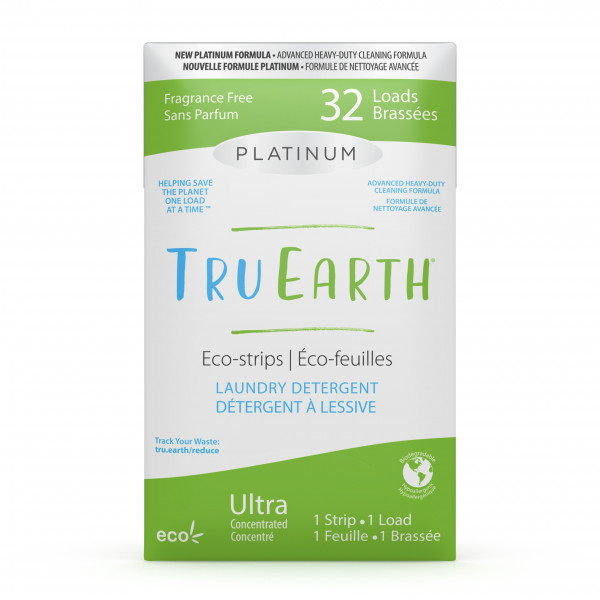 Tru Earth Platinum Laundry Eco-Strips fragrance fr...