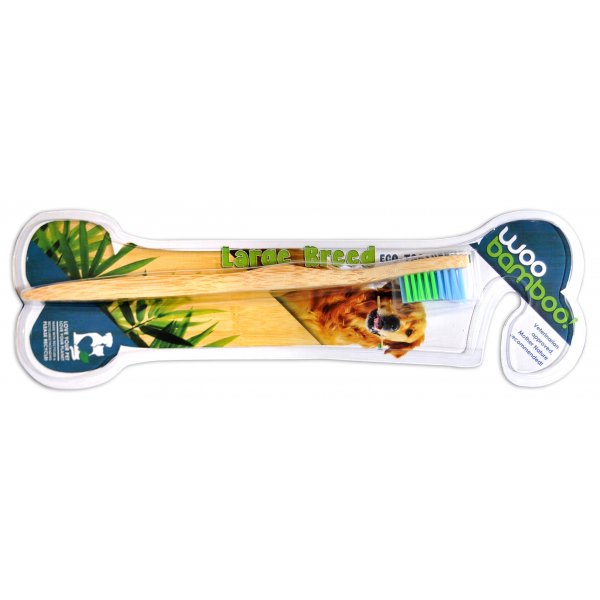 Woobamboo bamboo toothbrush for large breed (large...