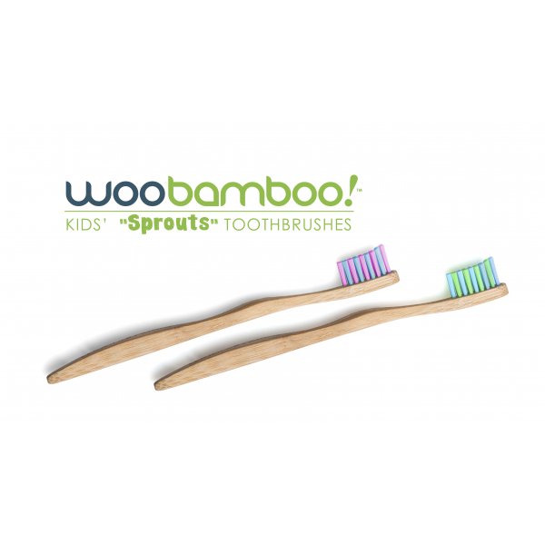 Woobamboo bamboo toothbrush kid supersoft in paper...