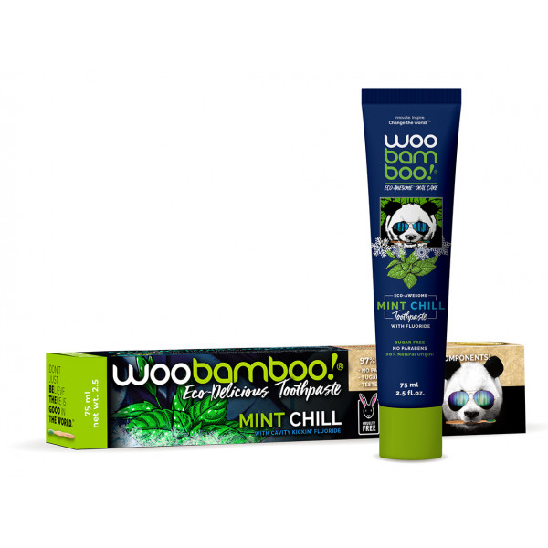 Woobamboo mint chill natural toothpaste
