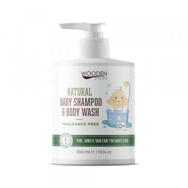 Fragrance free baby shampoo and body wash 300ml